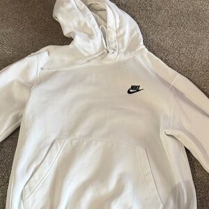 Nike White Pullover Hoodie